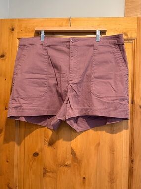 Old Navy High-Waist Chino Shorts - Dusty Mauve